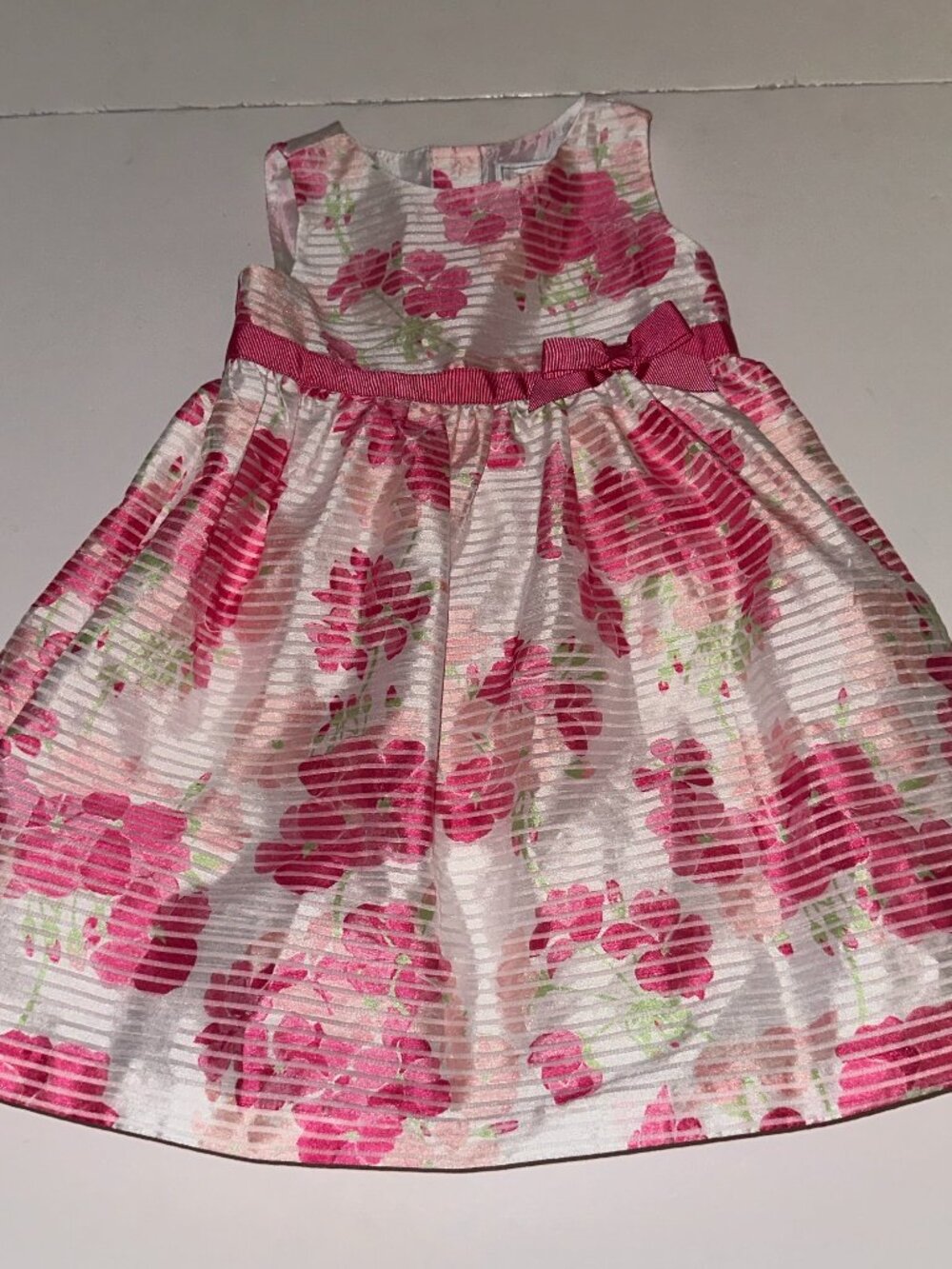 Gymboree Dressed Up Floral Dress Toddler Girls Pink Sz 2T Party Summer Wedding